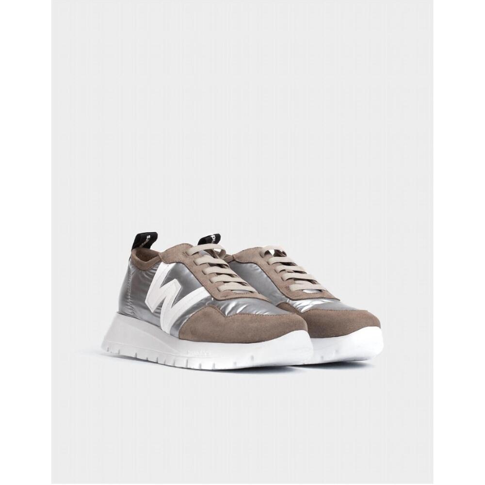 NEW WONDERS women's a-2416 sneakers in taupe plata